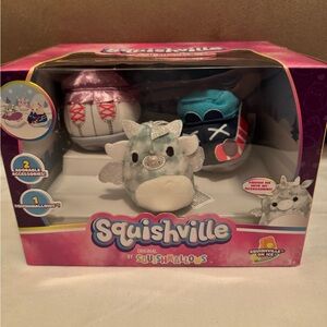 Squishmallows Squishville On Ice Box Playset - NIB - Ice Skates